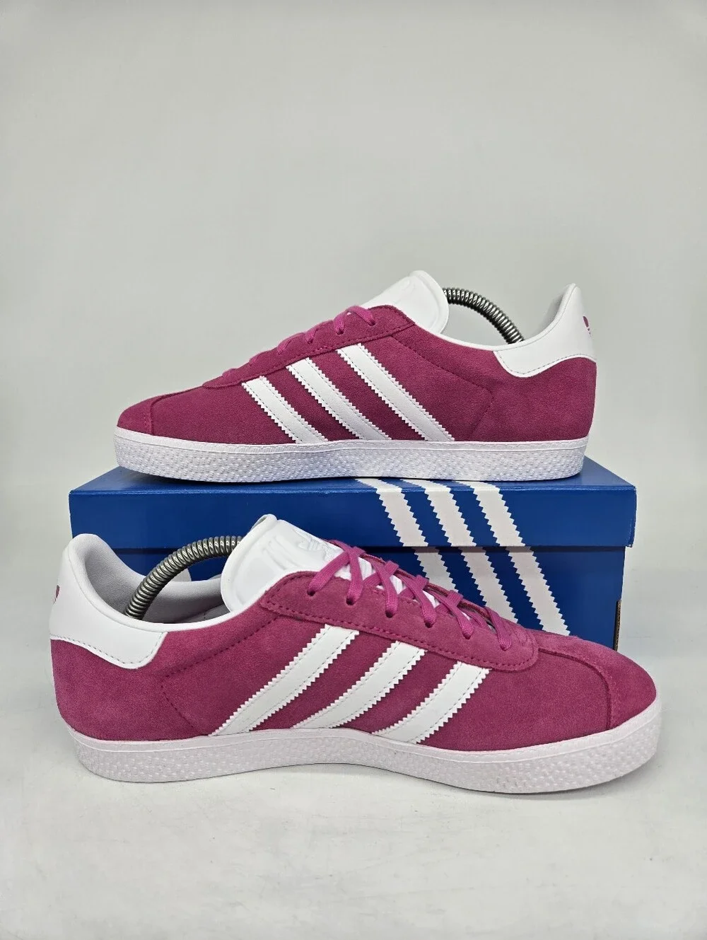 adidas Gazelle IF9801 Semi Lucid Fuchsia Cloud White Shoes Women's Size 7.5 - Picture 6 of 8